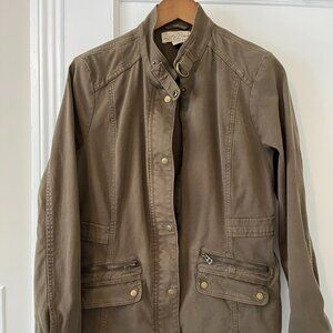 Awesome Lucky Brand 100% cotton utility jacket